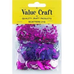 AussieSuperStore Party Essentials Scatters Triple Pack Pink Scatters Triple Pack Pink | Party Confetti & Table Scatter Decoration 9331468046110 VCSQ27